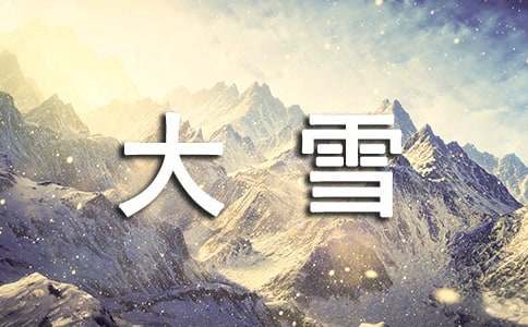 暖心大雪祝福语(7篇)