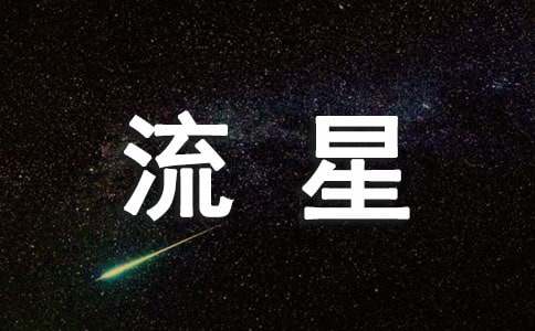 我是一颗流星作文