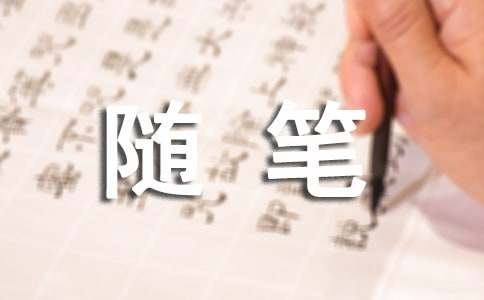 (优秀)随笔作文600字9篇