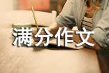 有关优秀满分作文集锦6篇