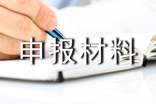 申报材料真实性承诺书