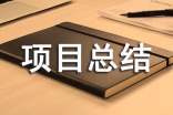 个人项目总结范文