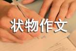有关状物作文300字合集九篇