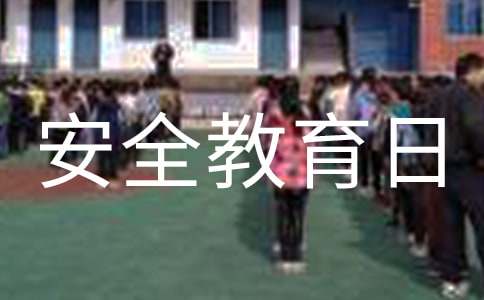 小学安全教育日主题活动方案