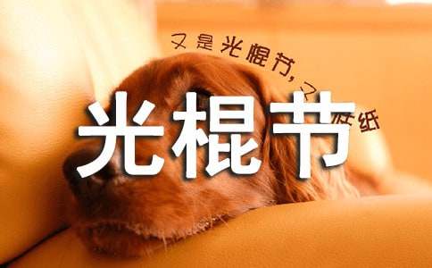 光棍节活动详细策划书集锦