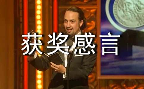 技能大赛获奖感言