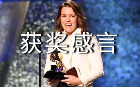 优秀业务员获奖感言